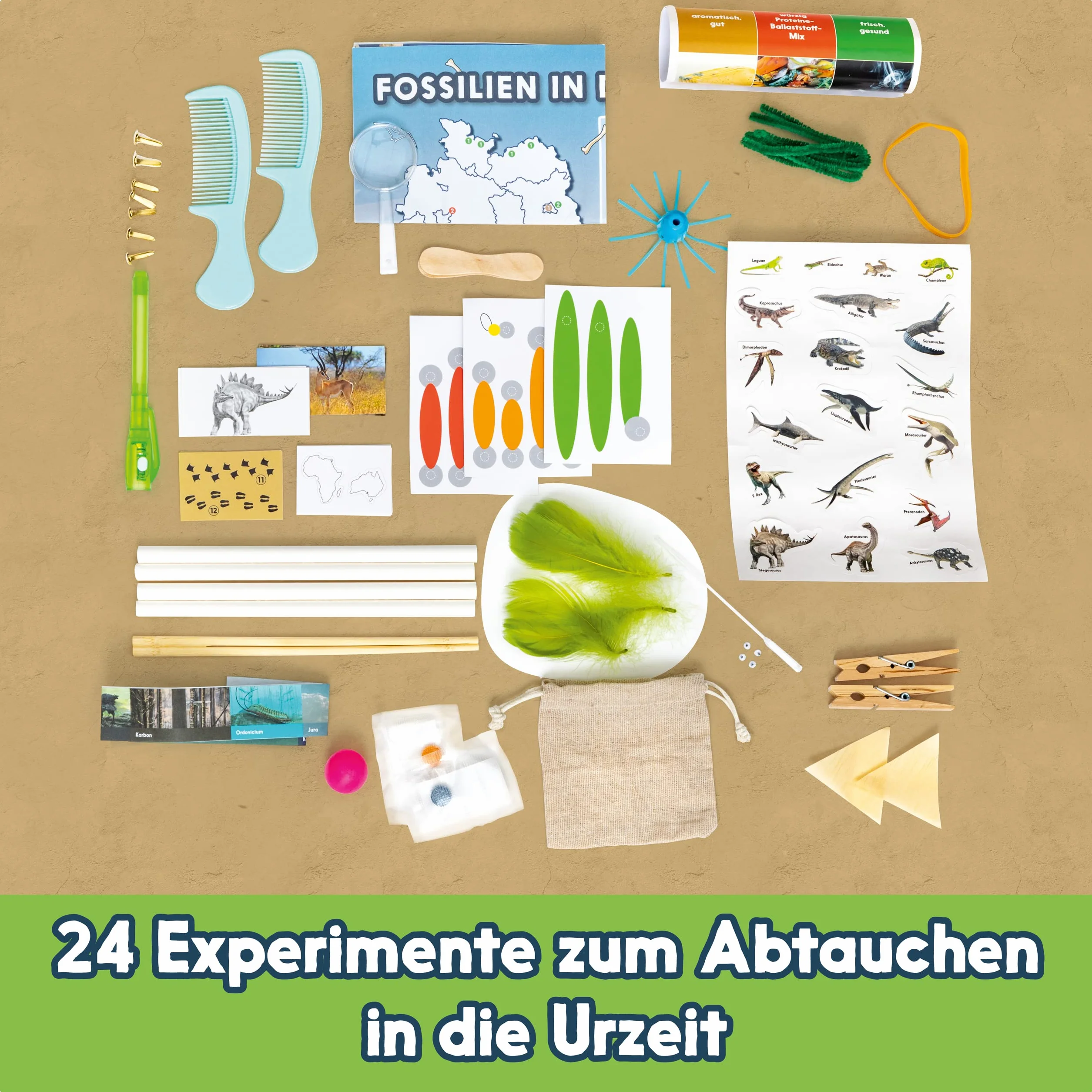 FRANZIS 67205 - GEOlino Adventskalender Dinosaurier - entdecken und erforschen. 24 spannende Experimente für die Weihnachtszeit, für Kinder ab 8 Jahren.