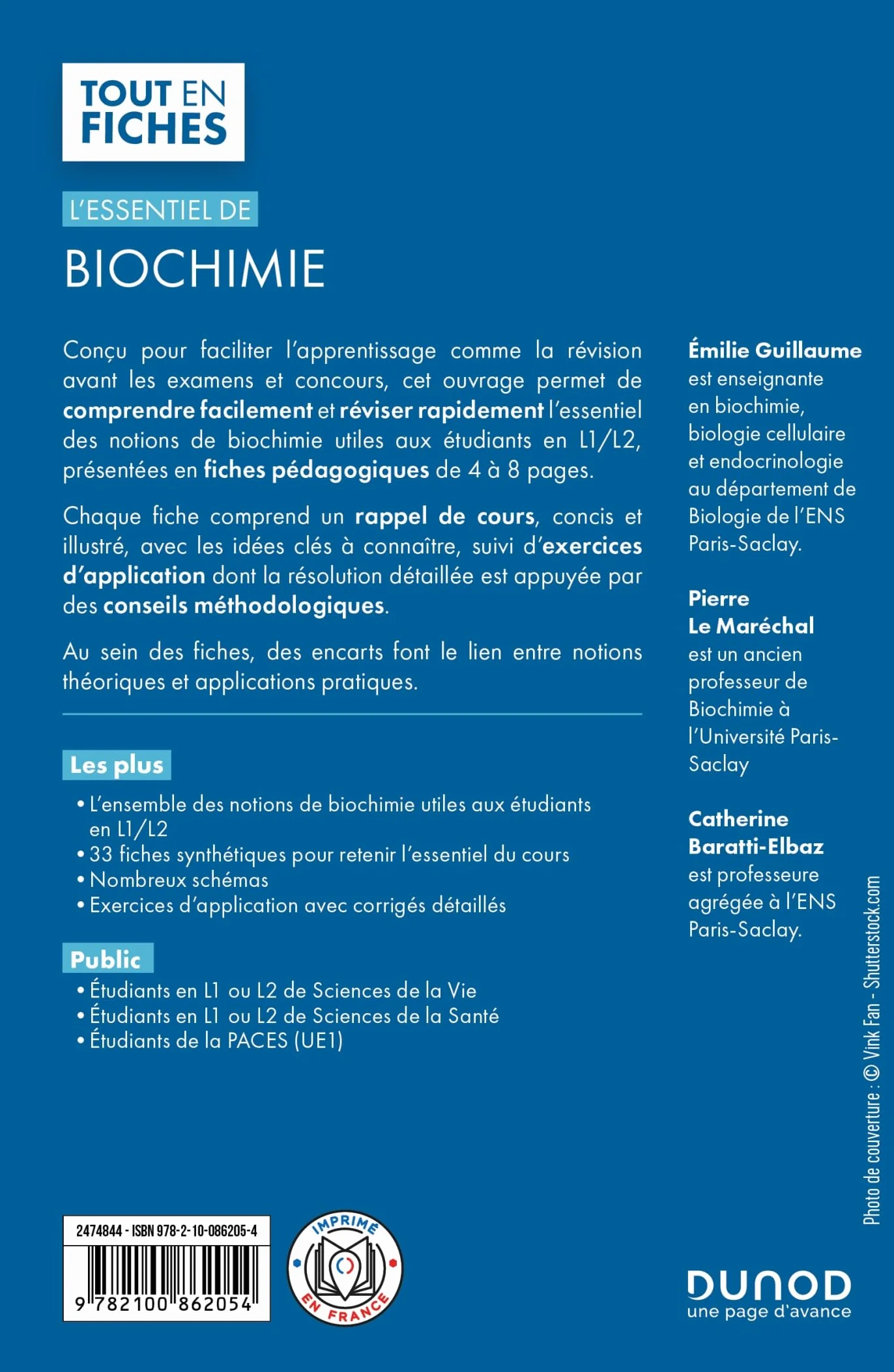 L'essentiel de Biochimie - Licence 1 / 2 / PASS - 2e éd.