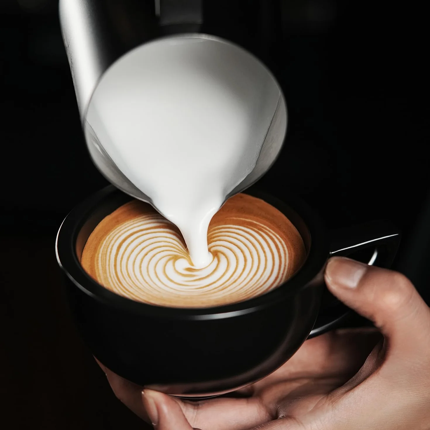 MHW-3BOMBER Dzbanek na mleko 500 ml, ze stali nierdzewnej, profesjonalny dzbanek na mleko dla baristy, dzbanek do spieniania mleka do espresso i latte art, z ujściem Hawksbill, akcesoria barista,