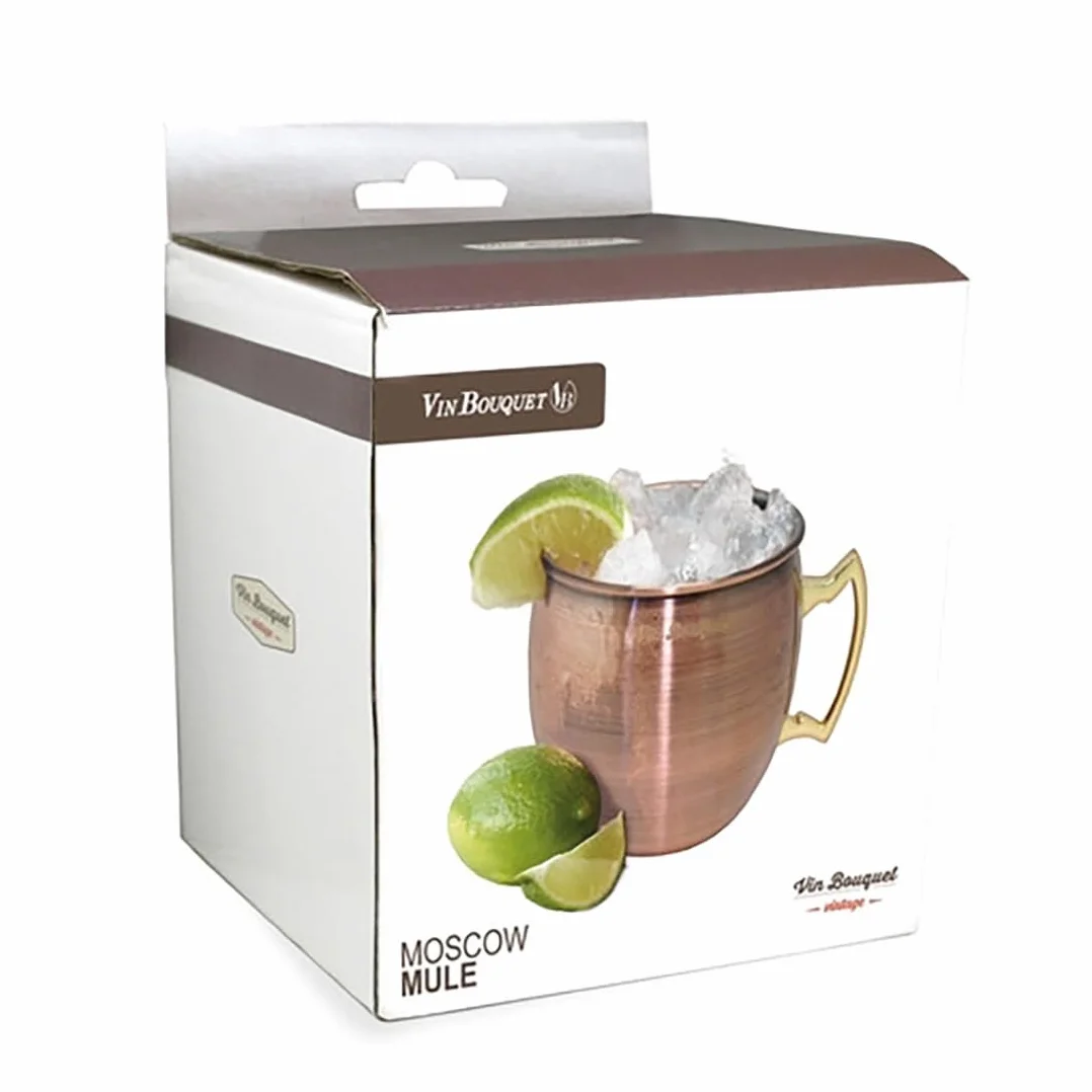 Vin Bouquet FIV 156 miedziany kubek moscow mule 470 ml vintage do zimnych napojów