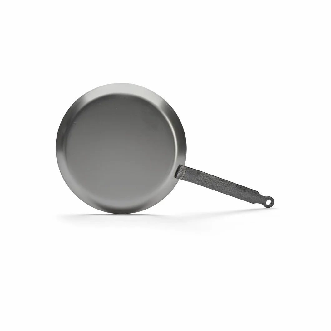de Buyer - Patelnia do naleśników CARBONE PLUS z ciężkiej stali żelaznej - 22 cm - 5120.22