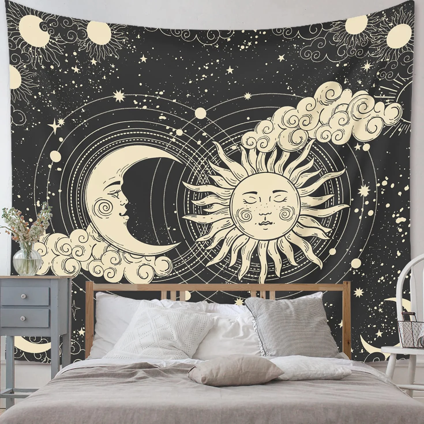 Arawat Tapestry Sun Moon Wall Hanging 180x230cm