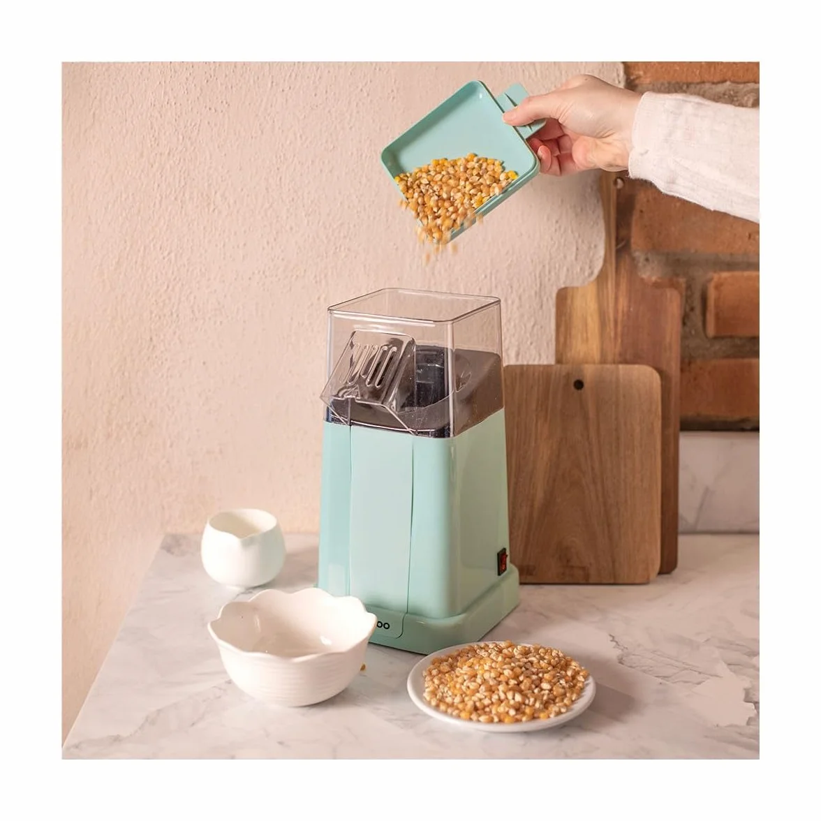 LIVOO Maszyna do popcornu 1200W DOM497 ochrona przed przegrzaniem