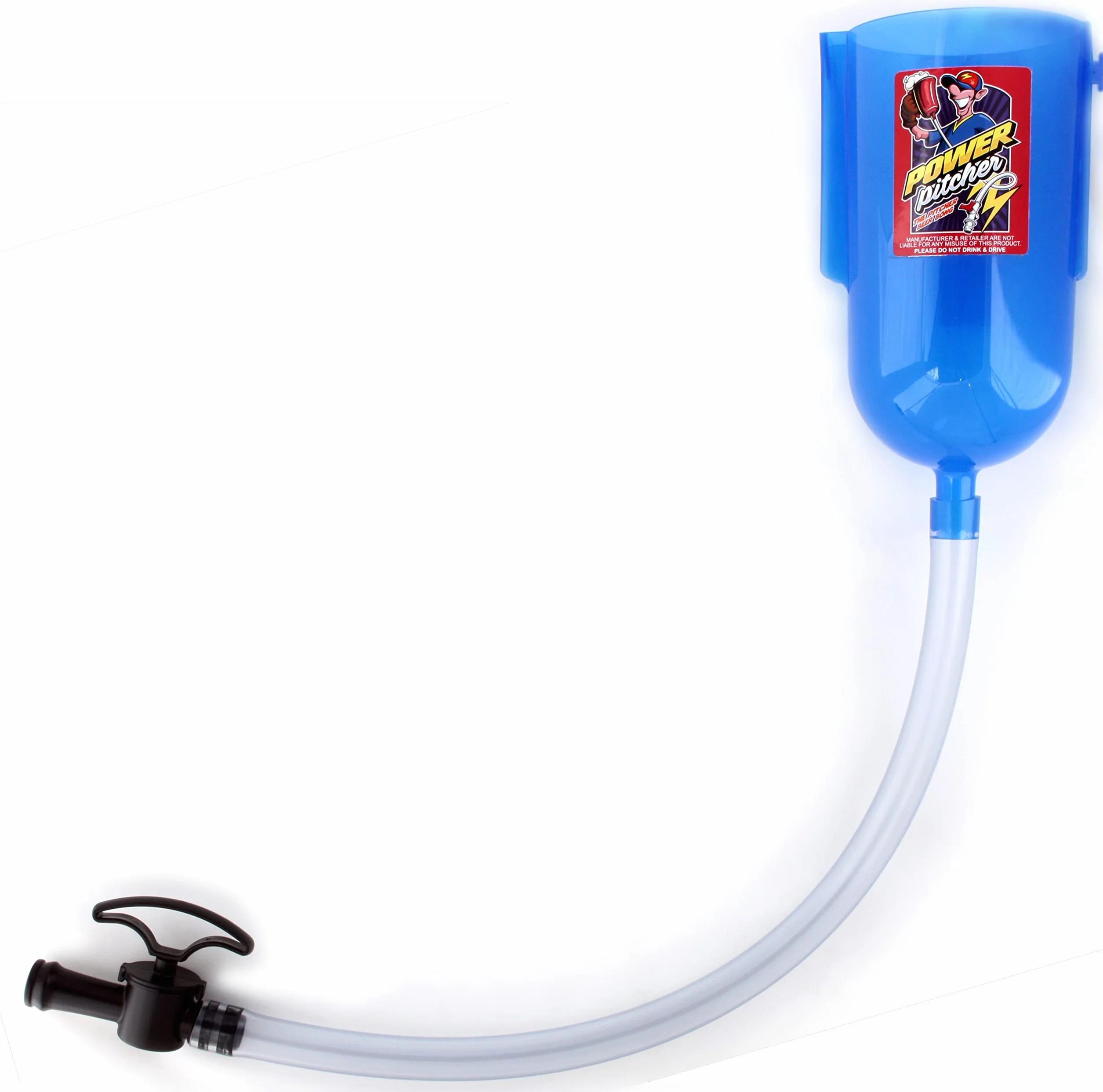 Beer Bong | lejek do piwa premium | 2 litry | z uchwytem | wraz z nowym zaworem | Beer Bong | lejek do picia
