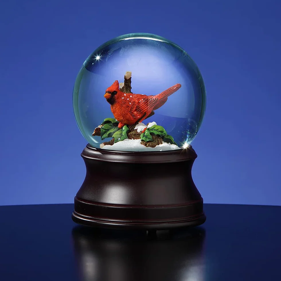 SFMB Holiday Cardinal Snow Globe