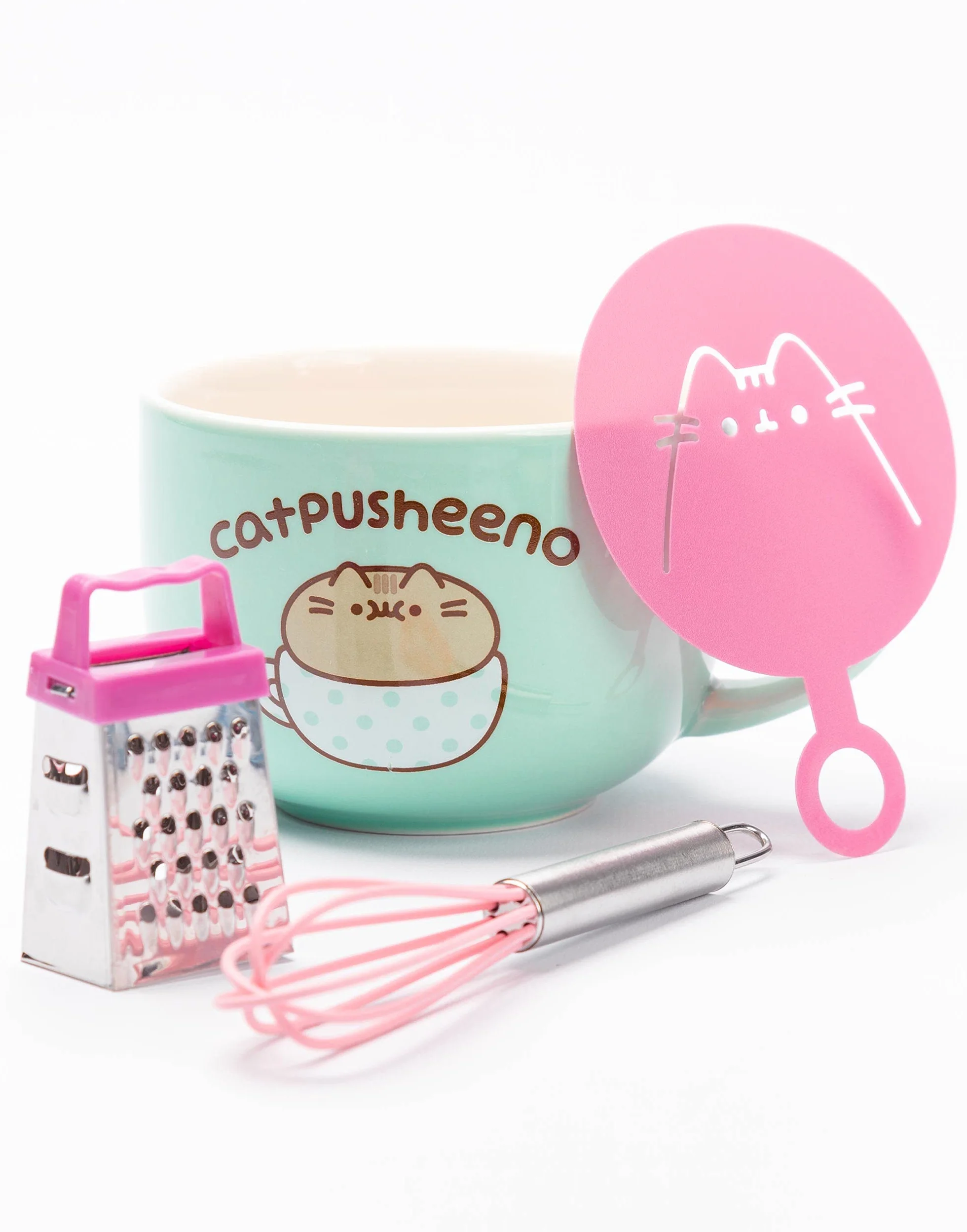 Kubek Catpusheeno Kot Pusheen Wzornik Kawa Tarka Cappuccino Zestaw Cup 17 Oz