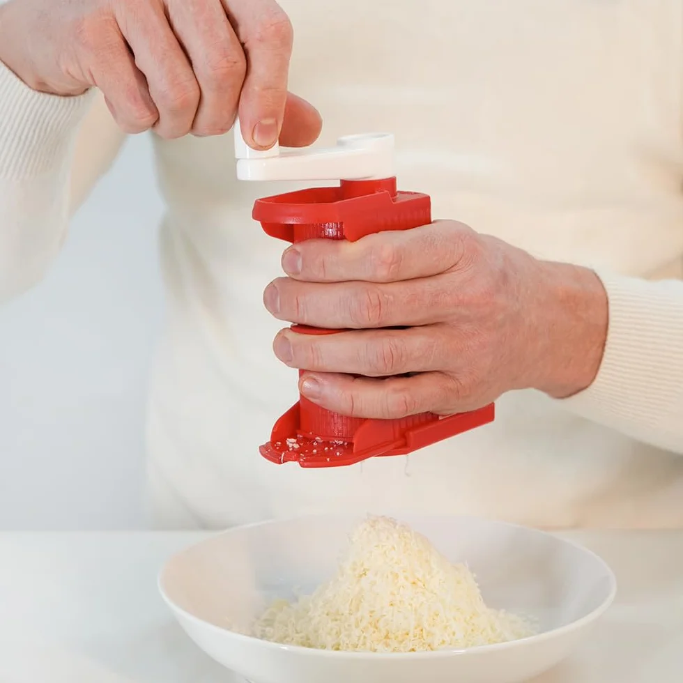 Rigamonti Tarka stołowa „Parmesan Tarka” - ręczna tarka do parmezanu, grany i dojrzewanego sera - łatwa w użyciu i czyszczeniu - pojedyncze pudełko