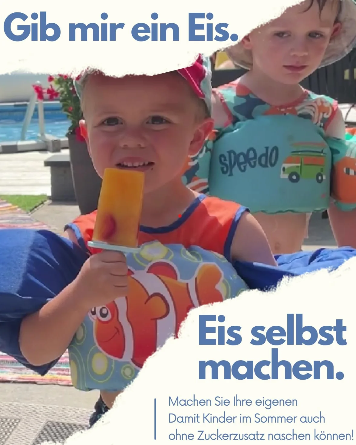 ANSMIO Foremki do lodów na patyku, 9 foremek do lodów, wielokrotnego użytku, pomysły na lody na patyku, w zestawie ze szczotką do czyszczenia i silikonowym lejkiem składanym (niebieski)