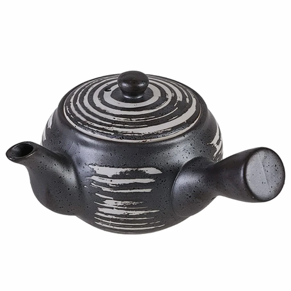 Podróżne zestawy do herbaty Theepot Kyusu-theemaker met zetgroep voor losse thee Keramische Japanse theepot met zijhandvat 11,8 oz Tea Pot
