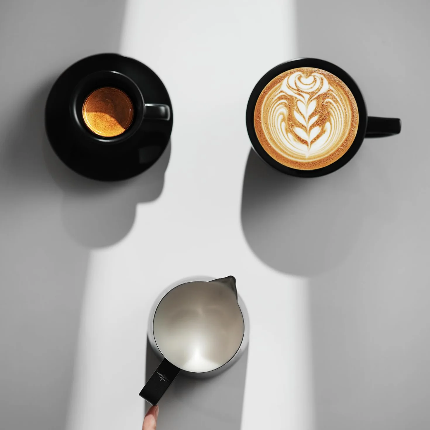 MHW-3BOMBER Dzbanek na mleko 500 ml, ze stali nierdzewnej, profesjonalny dzbanek na mleko dla baristy, dzbanek do spieniania mleka do espresso i latte art, z ujściem Hawksbill, akcesoria barista,