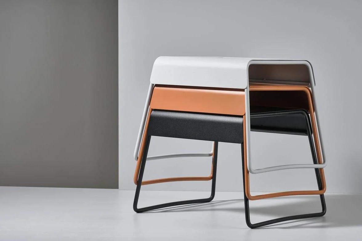 Zone Denmark A-Stool Taboret 39 x 30 x 27,5 cm Black