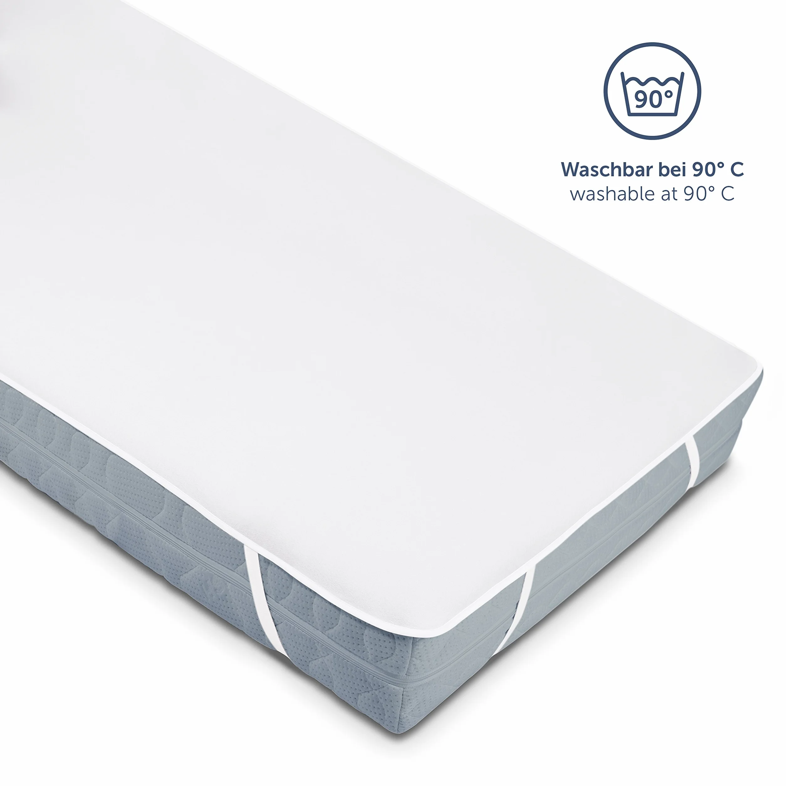 Blumtal® Ochraniacz na materac 90x190 cm - certyfikowana wkładka na nietrzymanie moczu Oeko-Tex, można prać - wodoodporna nakładka na materac - wodoodporna ochrona materaca