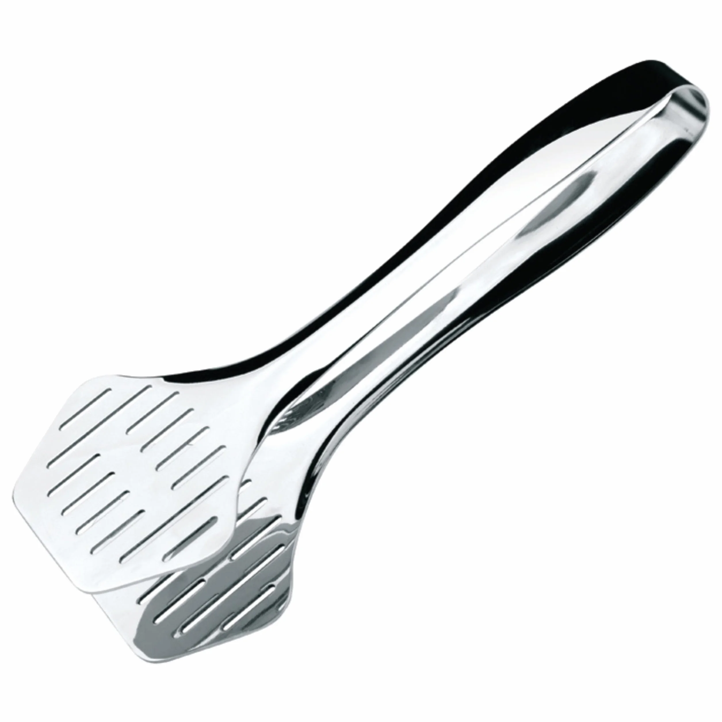 Deluxe chromowane szczypce do hamburgerów, stal nierdzewna, 24 cm