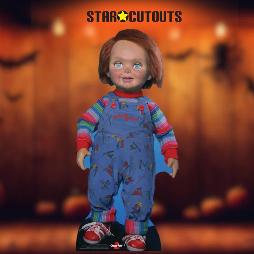 Star Cutouts Ltd SC1326 Good Guys lalka Chucky dziecięca zabawa idealna na Halloween, przyjaciół i fanów