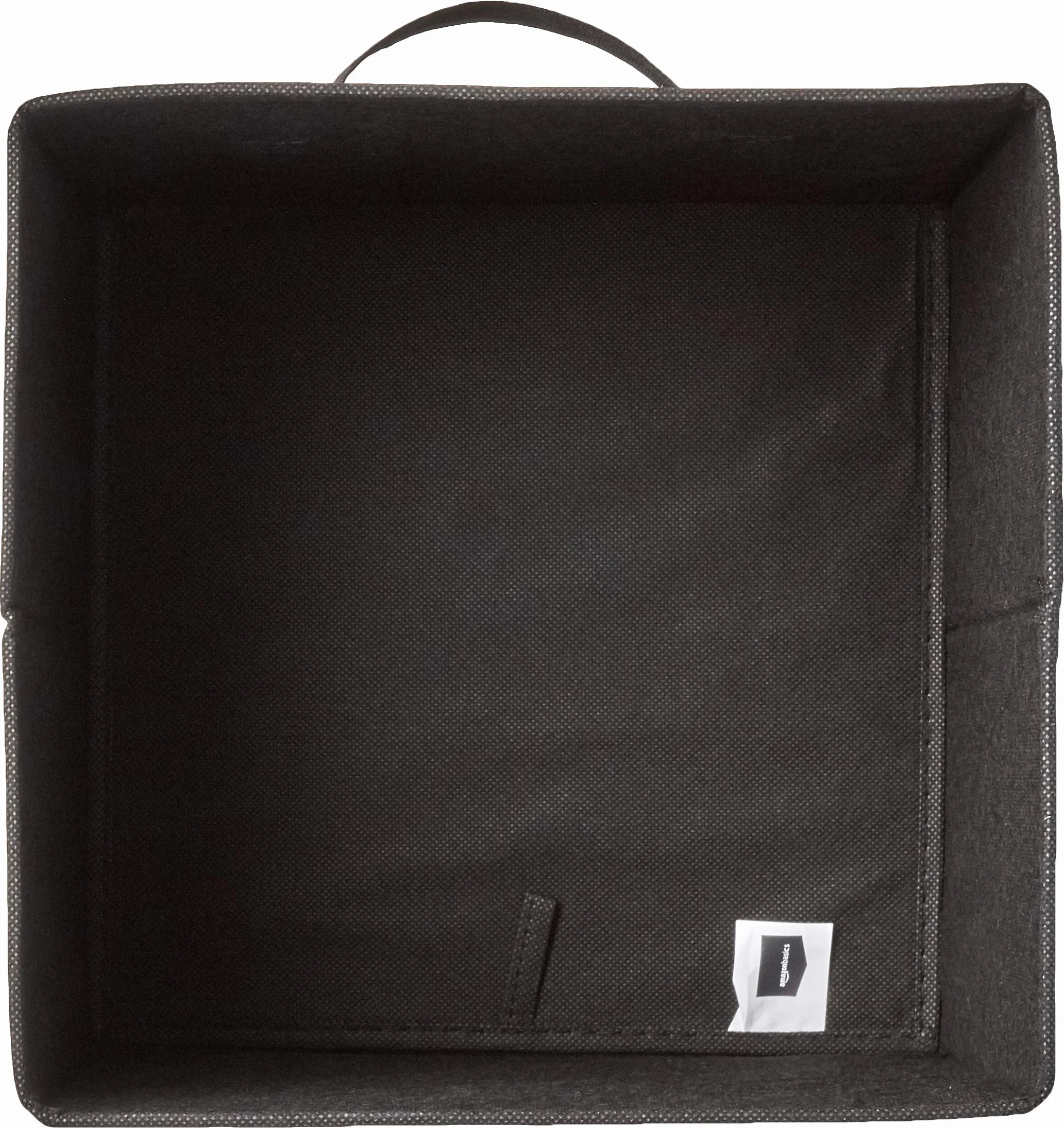 Amazon Basics Składana kostka organizer z tkaniny 33x33x33 cm czarny opakowanie 6 sztuk