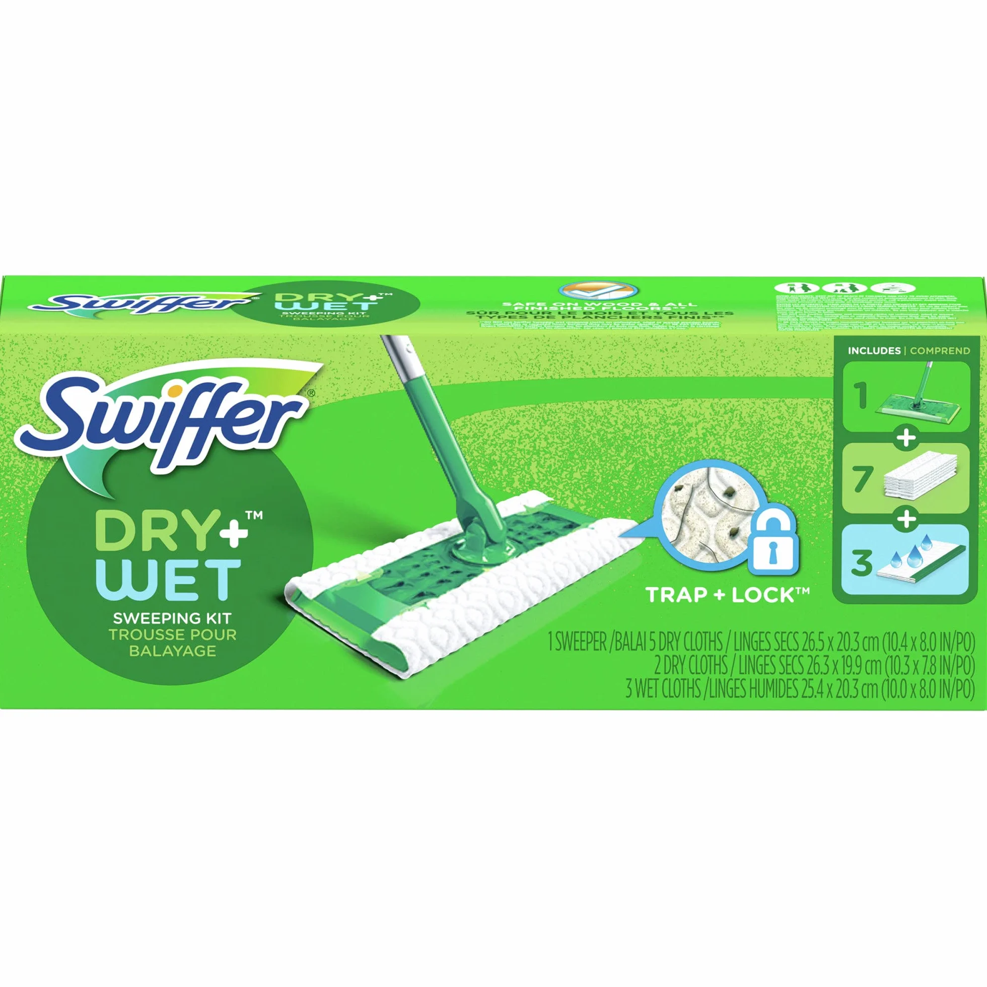 Swiffer PG-7631 zestaw startowy 2 w 1 do czyszczenia podłóg