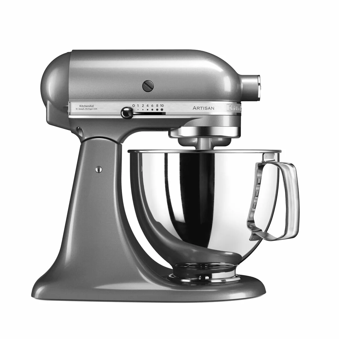 Kitchenaid 5Ksm125Ecu Robot Kuchenny, Szary/Srebrny, ‎4.8 L