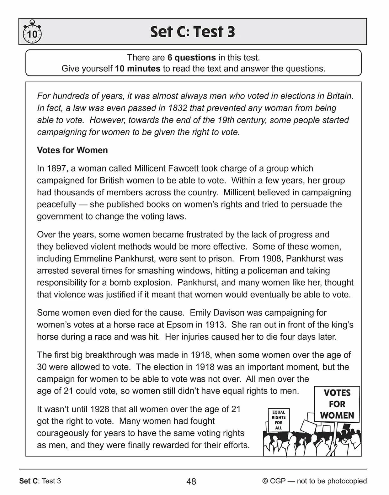 KS2 English SAT Buster 10-Minute Tests: Reading - Book 1 (for the 2027 tests)