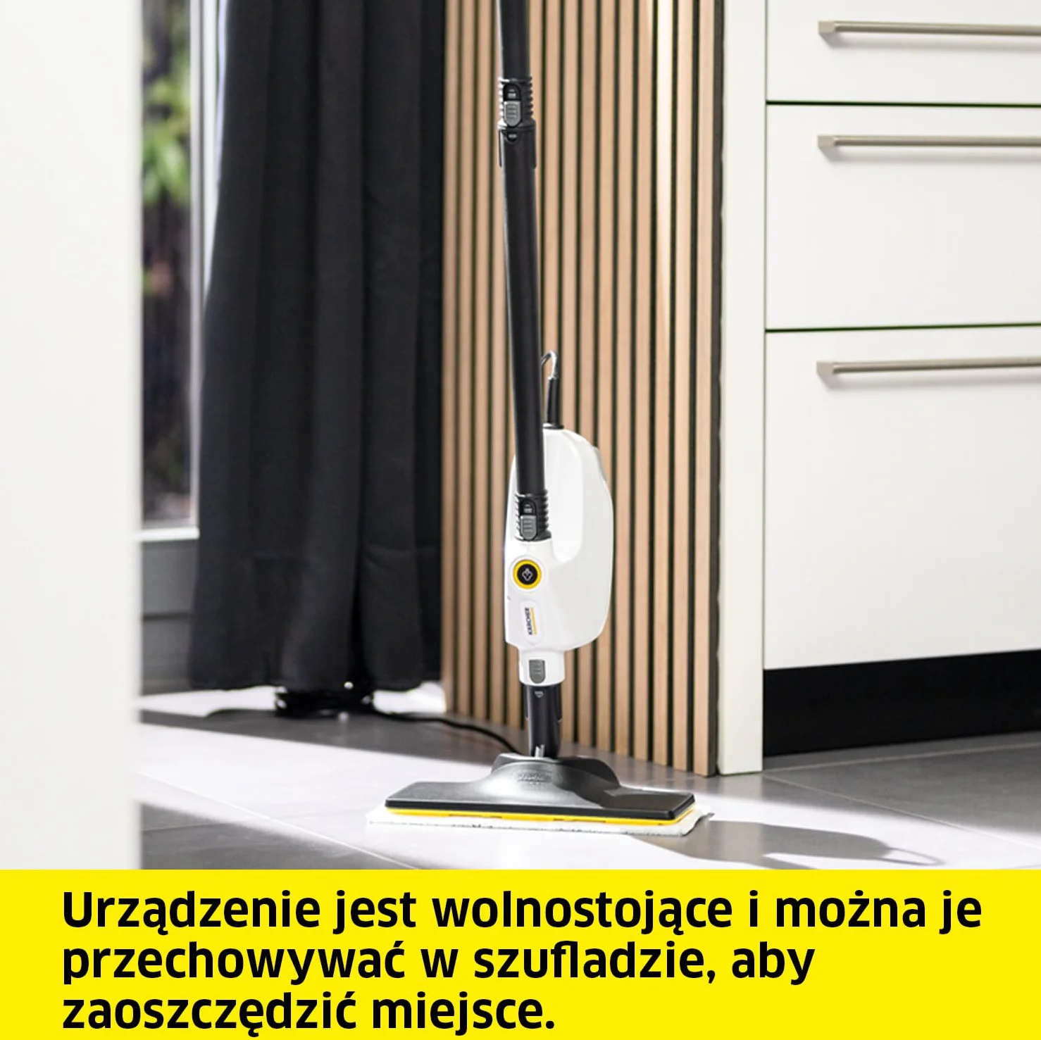 Kärcher Parownica SC 1 Multi & Up, czas nagrzewania: 30 s, moc grzewcza: 1300 W, moc powierzchniowa: 30 m², zbiornik: 200 ml, idealnie dopasowana do indywidualnych wymagań