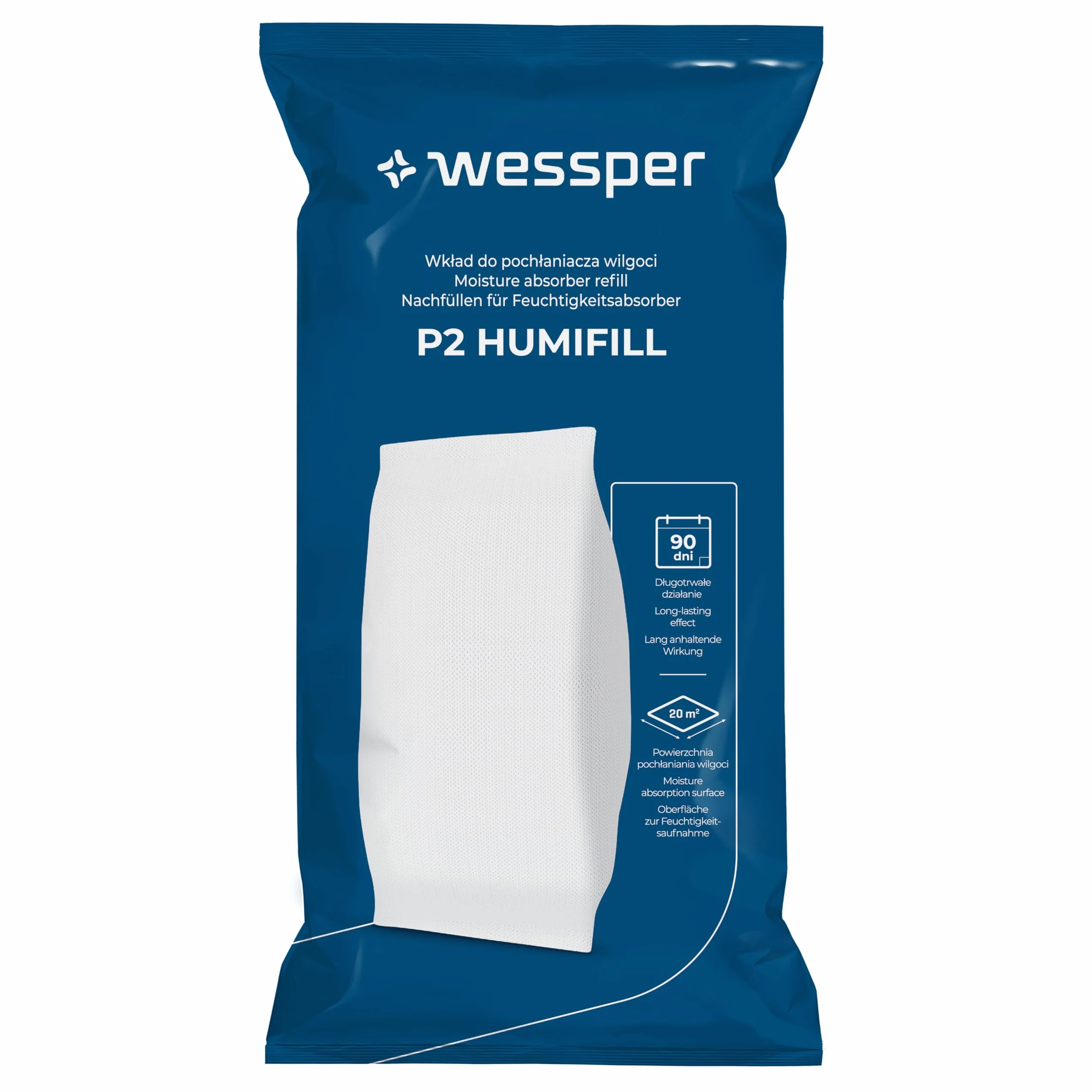 Wessper worek uzupełniający do osuszacza powietrza granulat 250 g