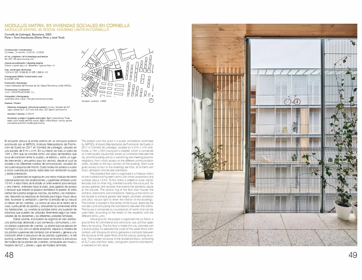 Wooden Life: Madera Técnica en Vivienda Colectiva en España