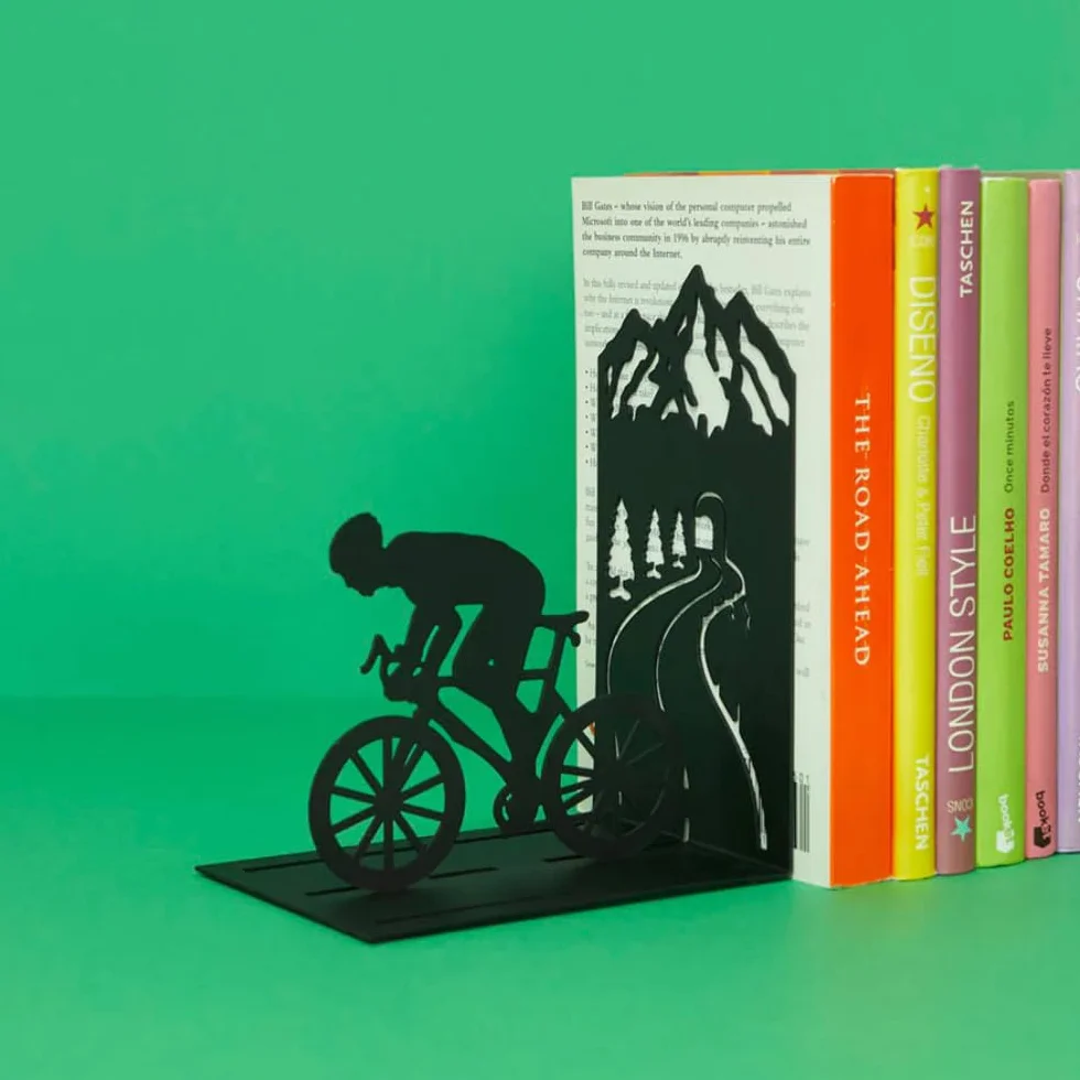 Balvi Podpórki do książek Le Tour Czarny Metal Rowerzysta