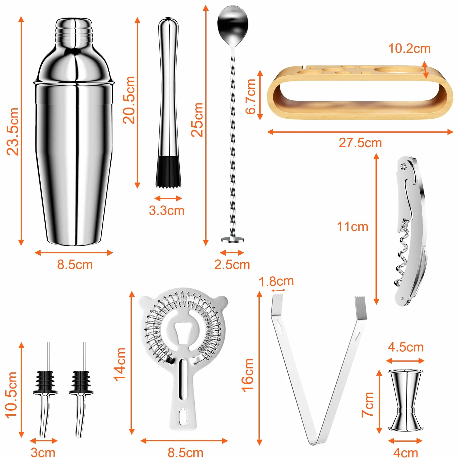 Newpop Zestaw shaker premium