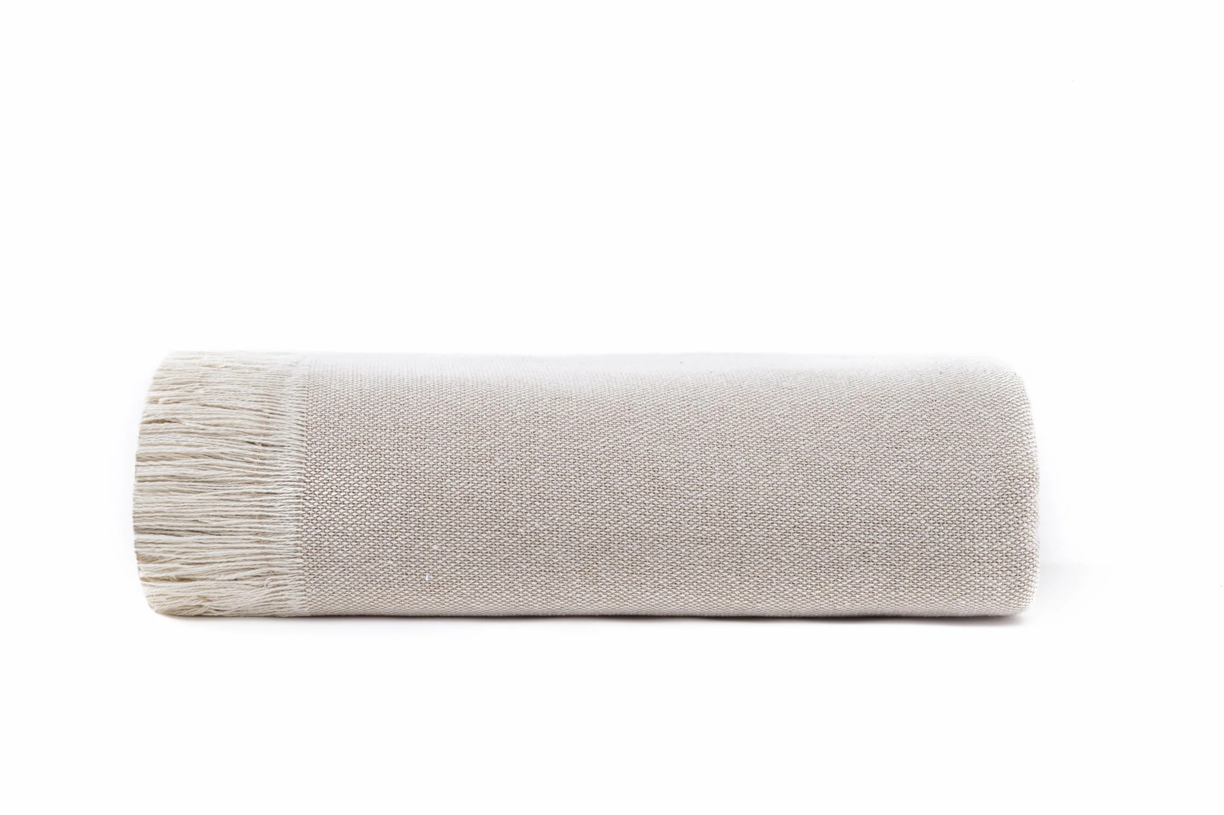 Todocama - Wielofunkcyjna narzuta na sofę i łóżko, wyprodukowano w Hiszpanii, gładka (180 x 260 cm, beżowy piasek).