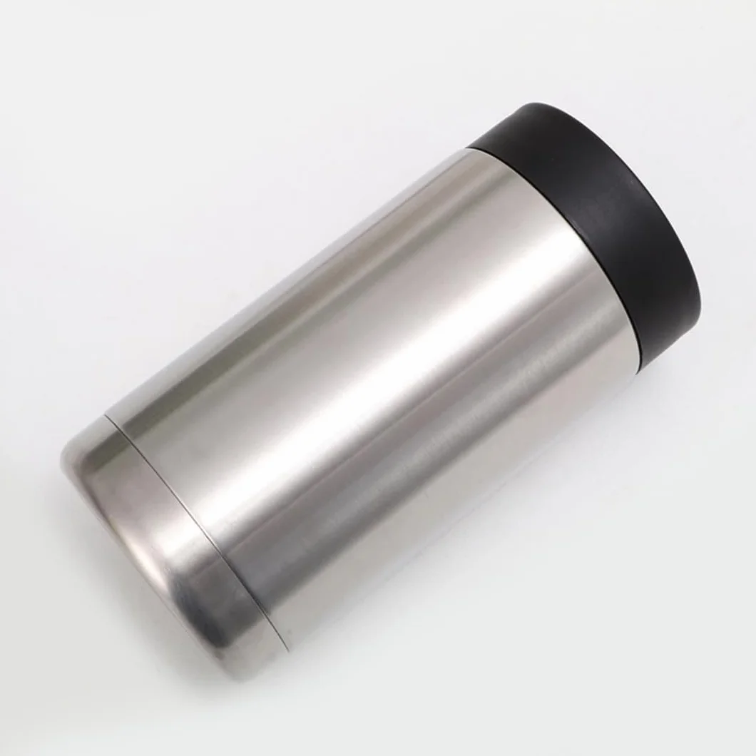 Izolator do puszek, podwójna ścianka izolowana ze stali nierdzewnej chłodziarka do puszek, uchwyt na butelkę piwa 473 g 480 g (480 g-500 ml)