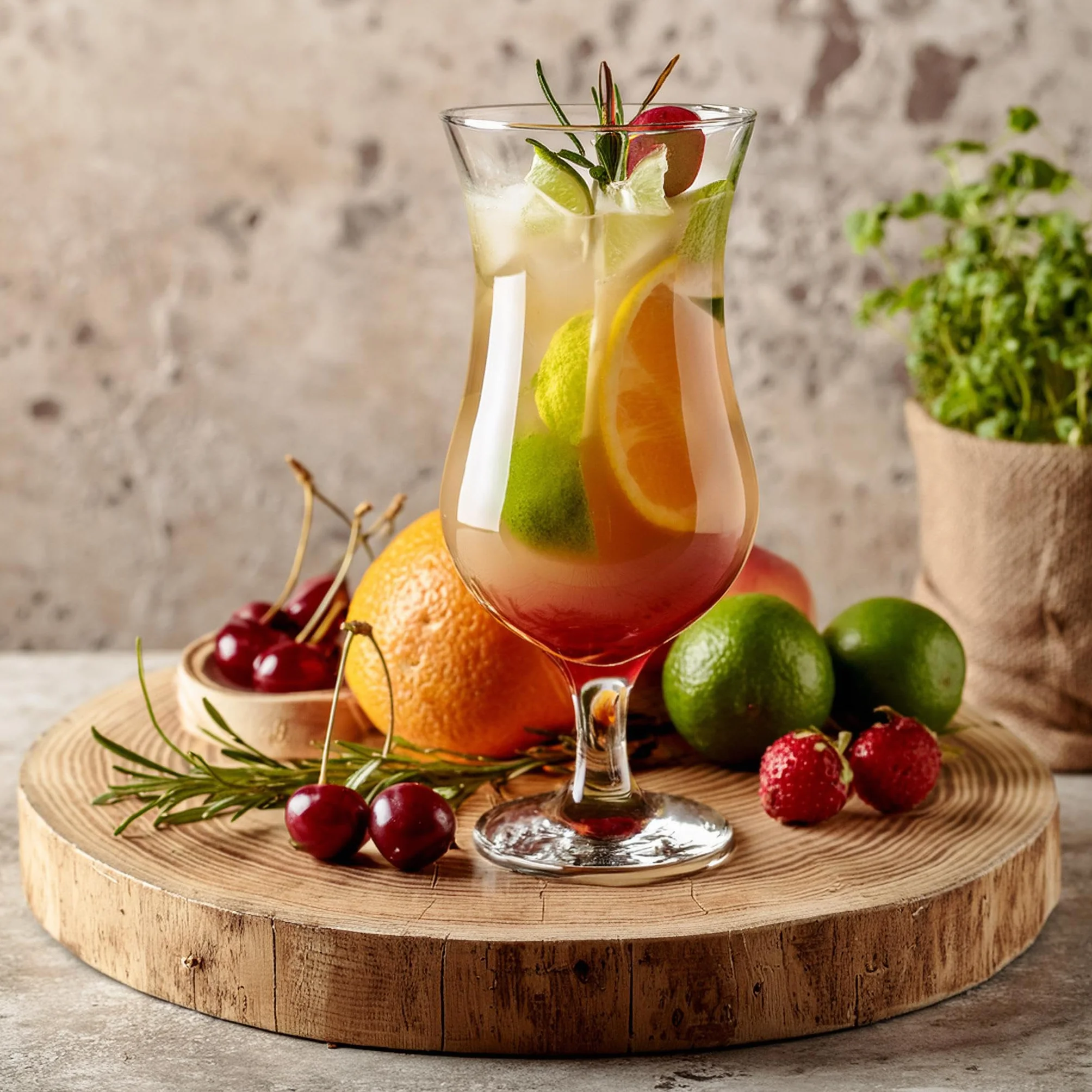 Glasmark KROSNO, Zestaw 6 Szt. Kieliszków do Koktajli i Drinków, 420ml, Pina Colada, Long Drinki, Milkshake, Szkło Wysoki Połysk