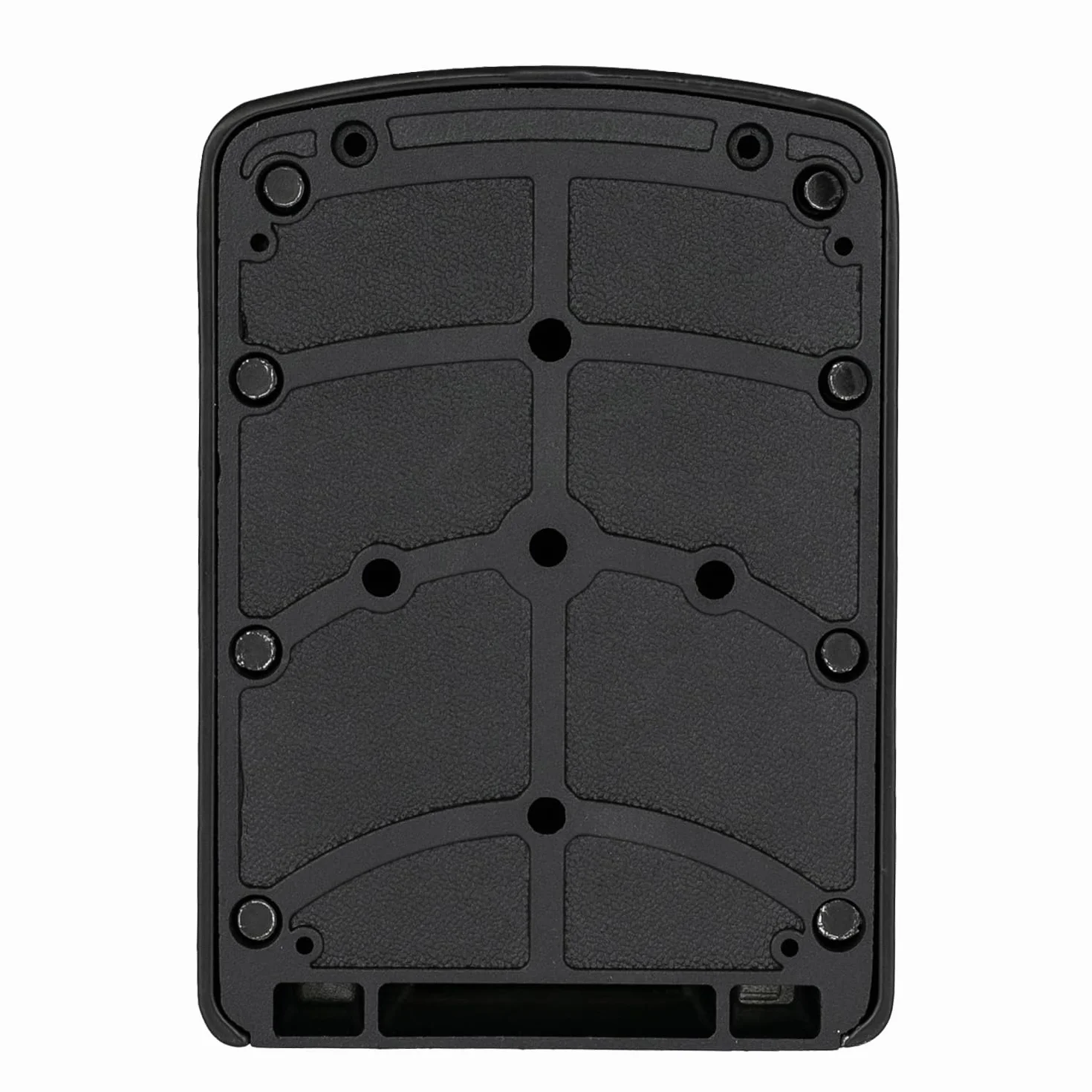 HMF 328-02 Sejf na klucze z 4-cyfrowym kodem numerycznym, skrzynka na klucze do użytku na zewnątrz | 14,5 x 10,5 x 5,5 cm | czarny