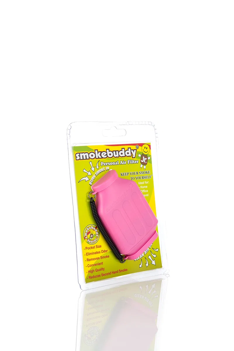 Różowy osobisty filtr powietrza smokebuddy Jr