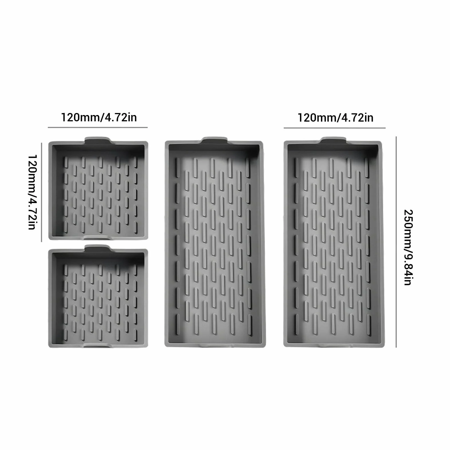Zestaw naczyń do pieczenia z powłoką nieprzywierającą 4-częściowy Silikonowa blacha do ciasta
