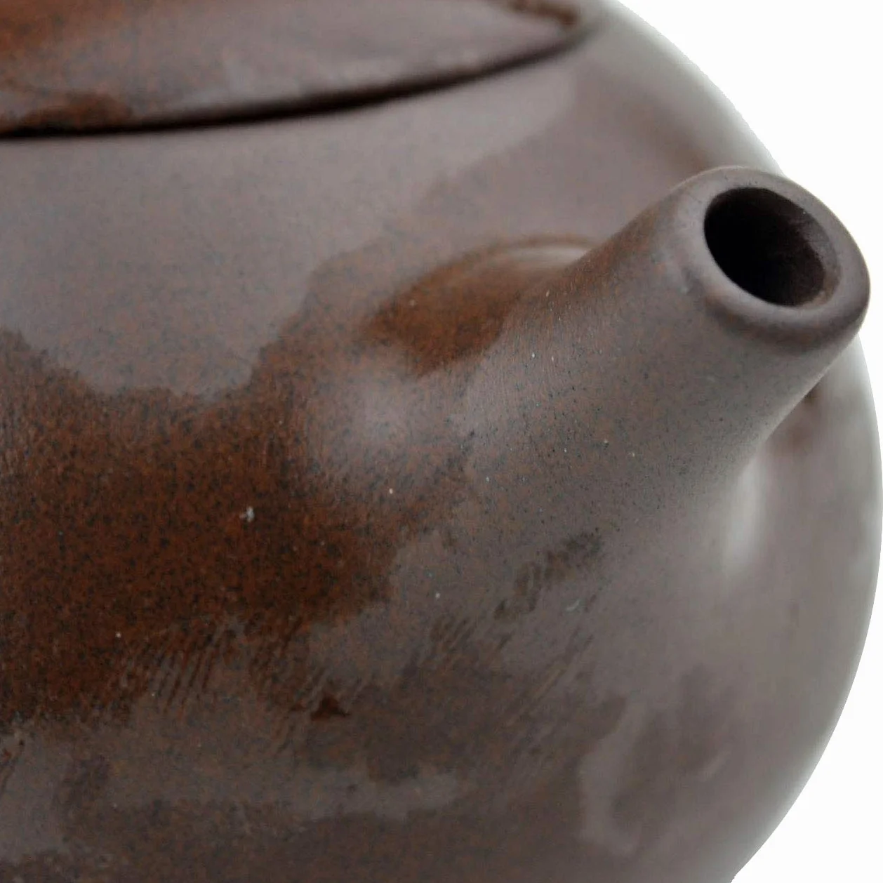 Czajniczek chiński Gongfu cha Xishi Pot 210ml / 7oz z fioletowej gliny Zini na luźną herbatę (Ciemnobrązowy)