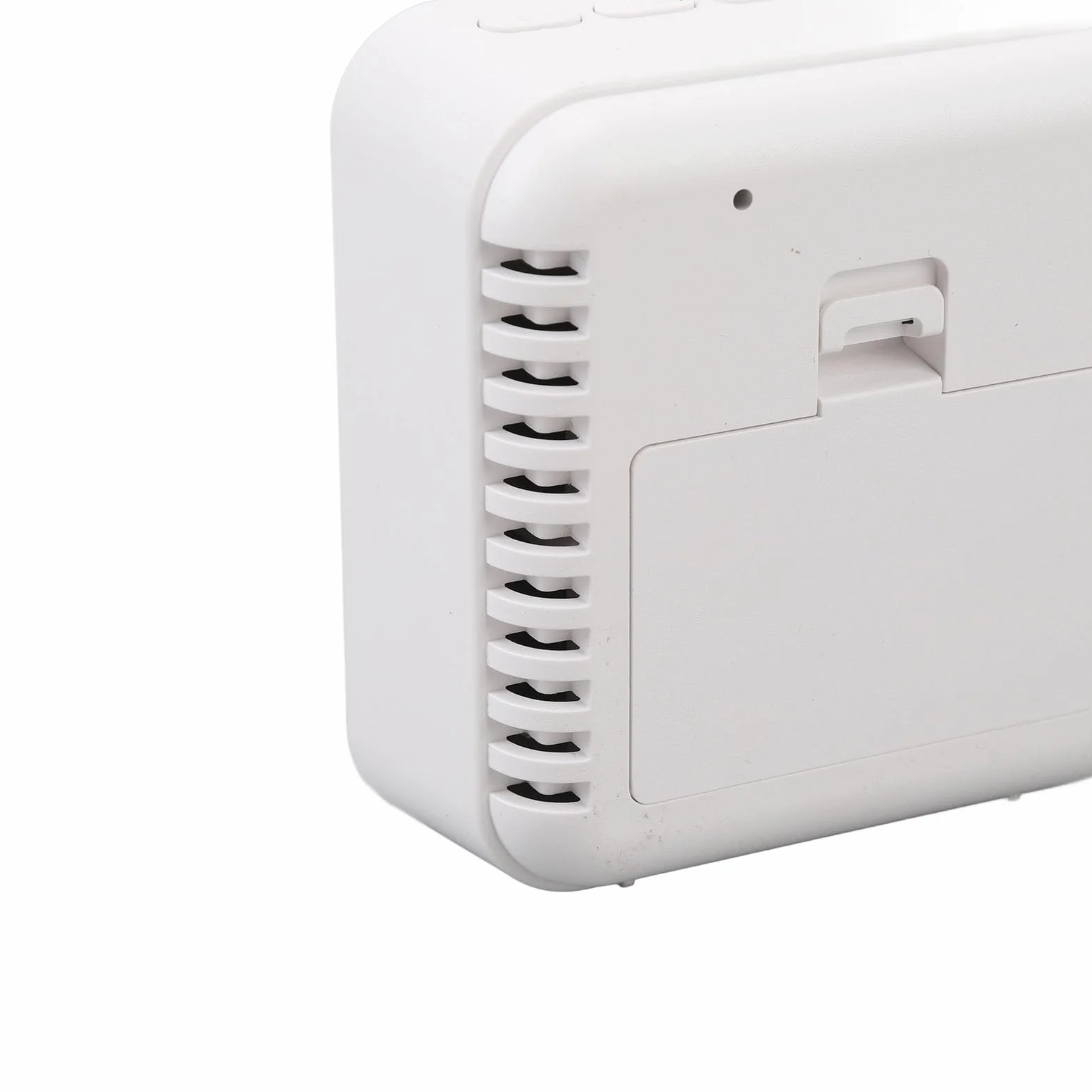 Mały Zegar Cyfrowy, Cyfrowy Budzik z temperaturą, Wyświetlaniem Daty, Trybami Nocnymi i Alarmowymi, Zegar Elektroniczny LED Zegar Stołowy z 2 Alarmami do Sypialni, Salonu, Biura