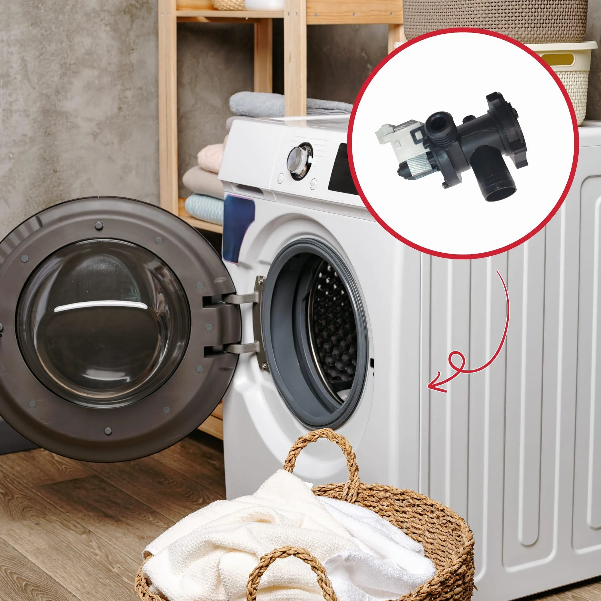 Indesit pompa spustowa do pralki Typ Askoll 220-240 V