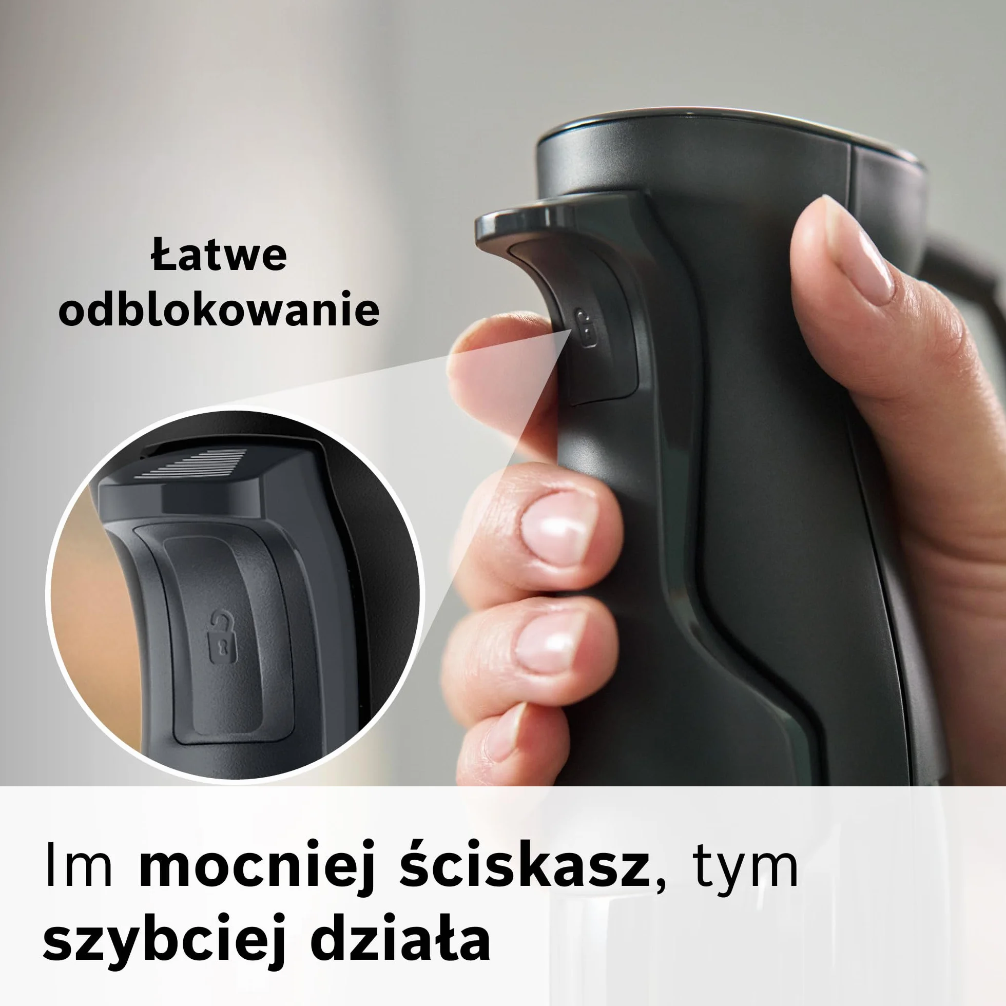 Bosch, blender ręczny, ErgoMaster Series 4, silnik 1000 W, dynamiczna regulacja prędkości, system QuattroBlade, akcesoria w zestawie, MSM4B610