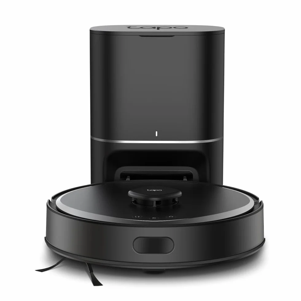 TP-Link Tapo RV30 Max Plus – Robot odkurzająco-mopujący z autoopróżnianiem, 5300Pa, nawigacja LiDAR, mapowanie, obsługa wielu pięter, sterowanie głosowe – idealny do sierści i podłóg twardych
