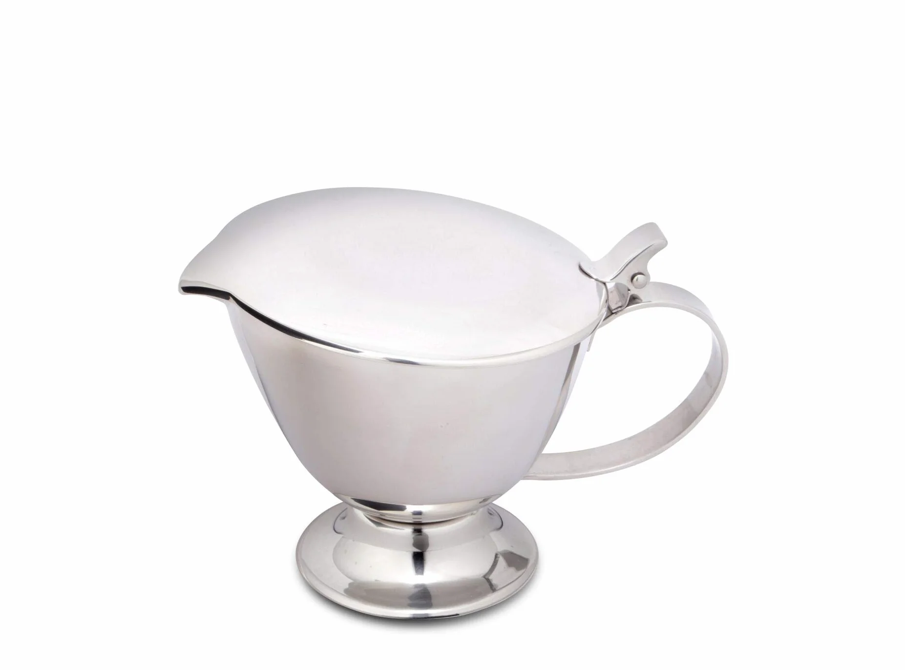 Weis Sosjerka z pokrywką 450 ml stal szlachetna srebrna, wymiary: 17 cm x 12,3 cm x 12 cm, 15880