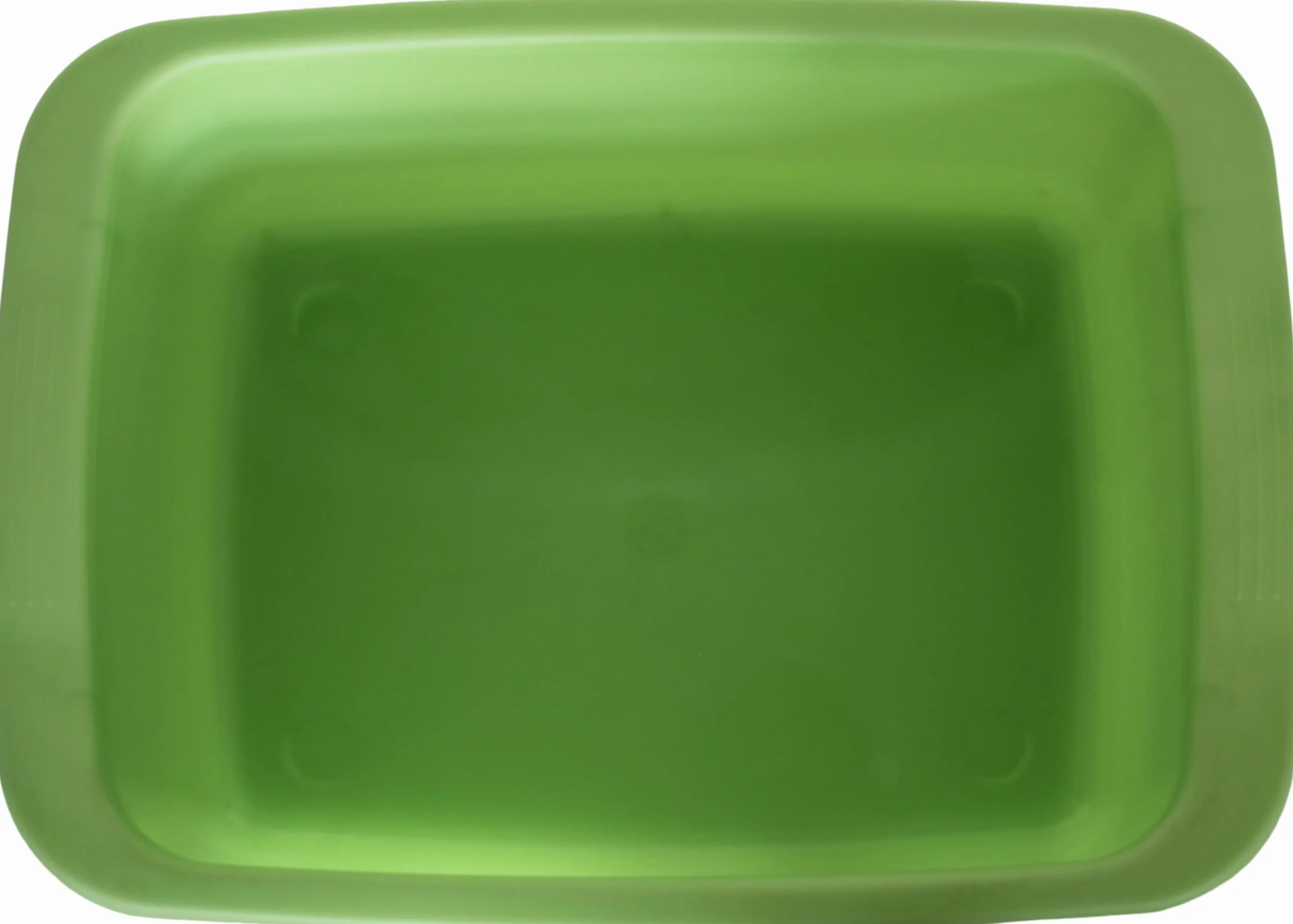 Macchiavelli prostokątna zielona umywalka. Plastikowa miska o pojemności 10L. Wielofunkcyjna taca mierzy 42 x 31 x 15,5 cm
