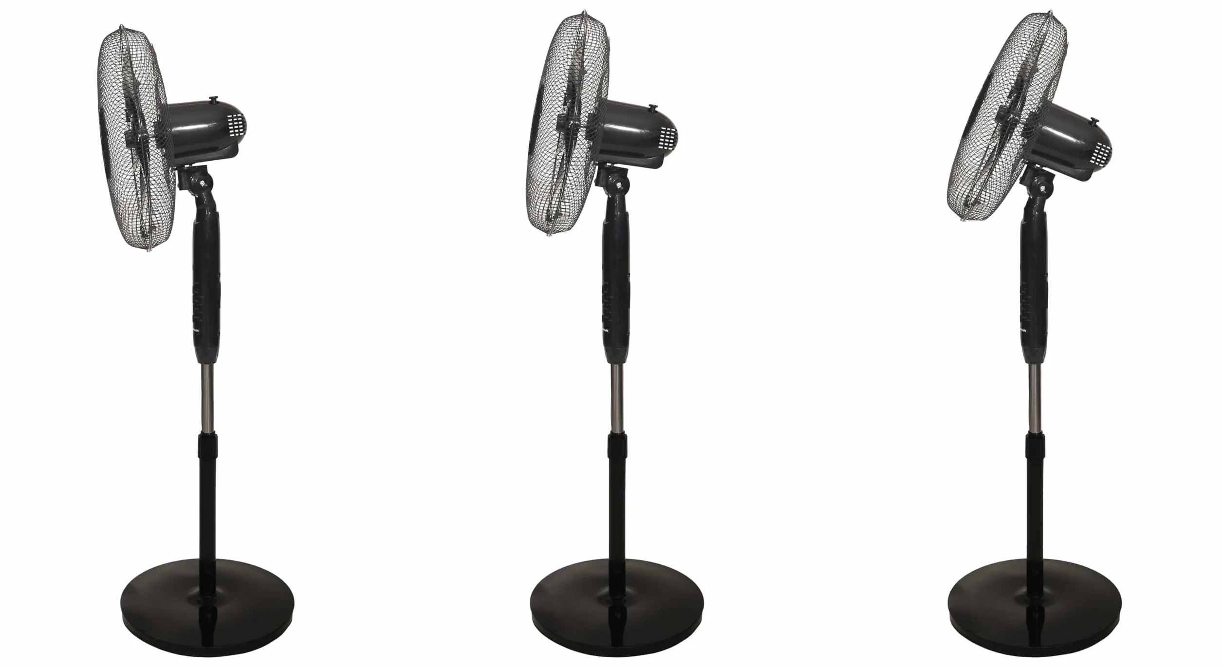 Wentylator podłogowy stojący Bauerkraft 45W czarny 5 łopatek pilot timer 3 tryby