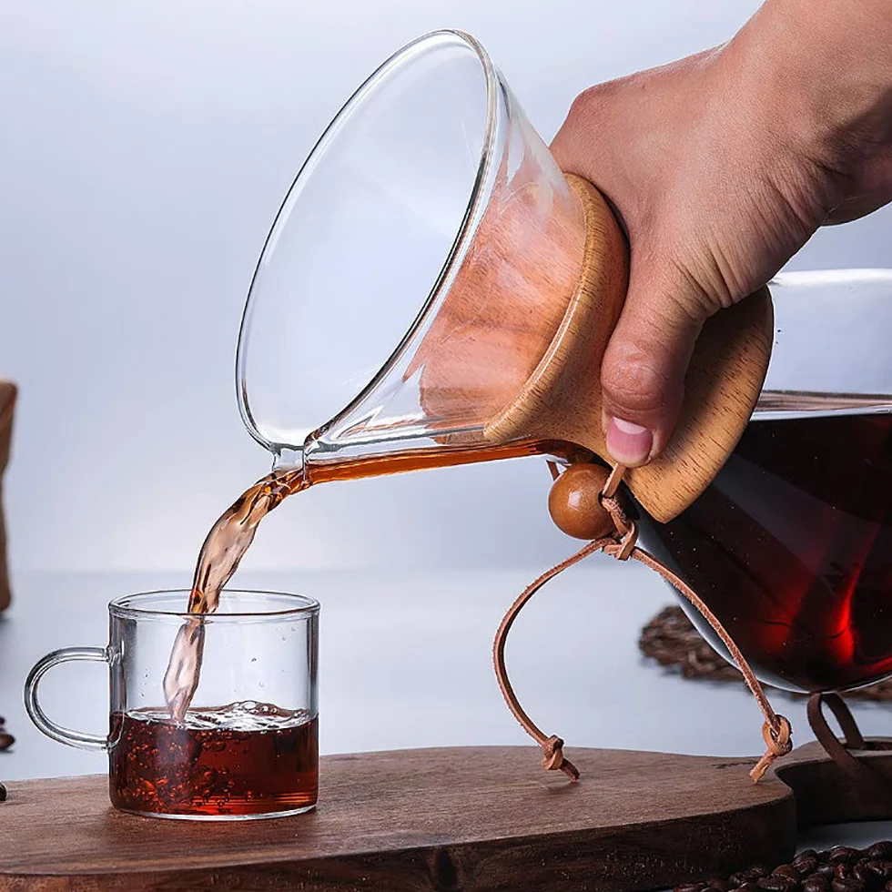 OKCLOD Ekspres do kawy Pour Over z filtrem permanentnym 400 ml