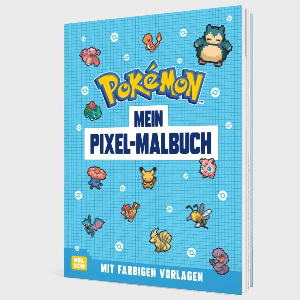 Pokémon Activity-Buch: Mein Pixel-Malbuch: Mit farbigen Vorlagen