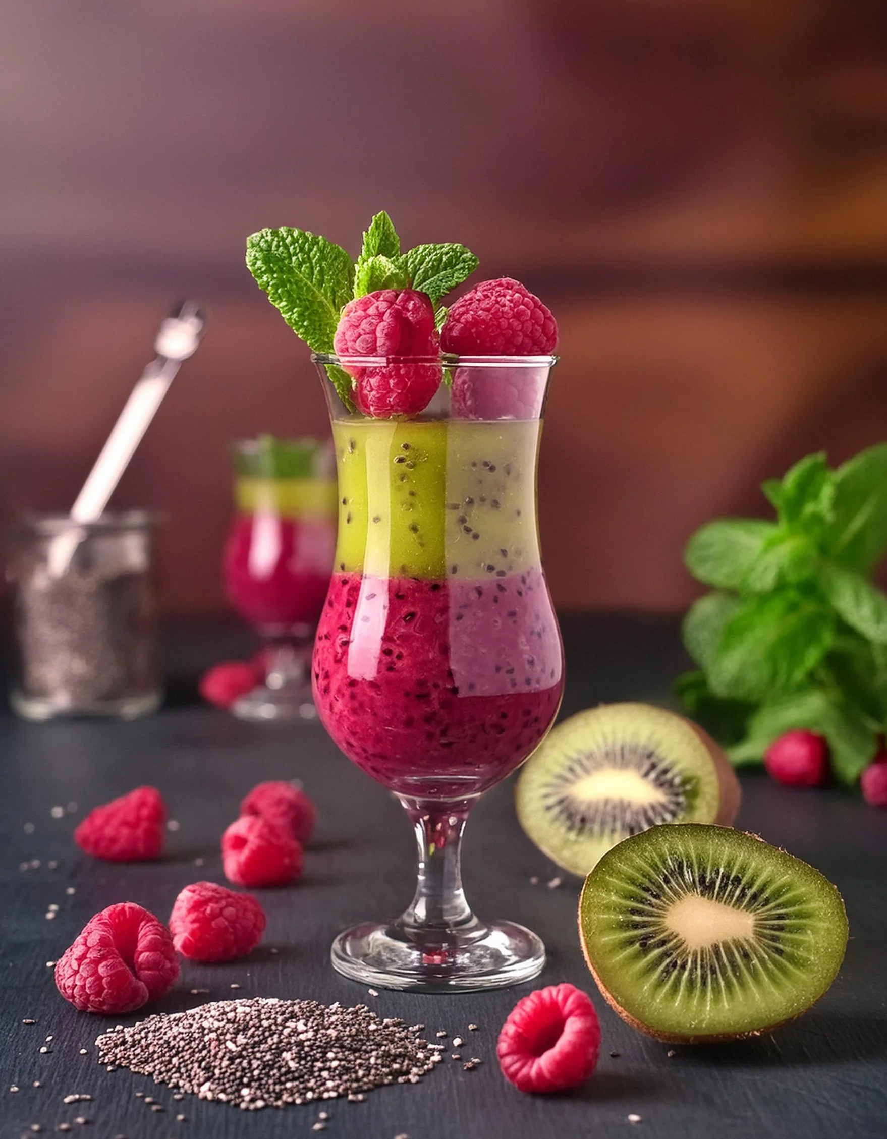 Glasmark KROSNO, Zestaw 6 Szt. Kieliszków do Koktajli i Drinków, 420ml, Pina Colada, Long Drinki, Milkshake, Szkło Wysoki Połysk