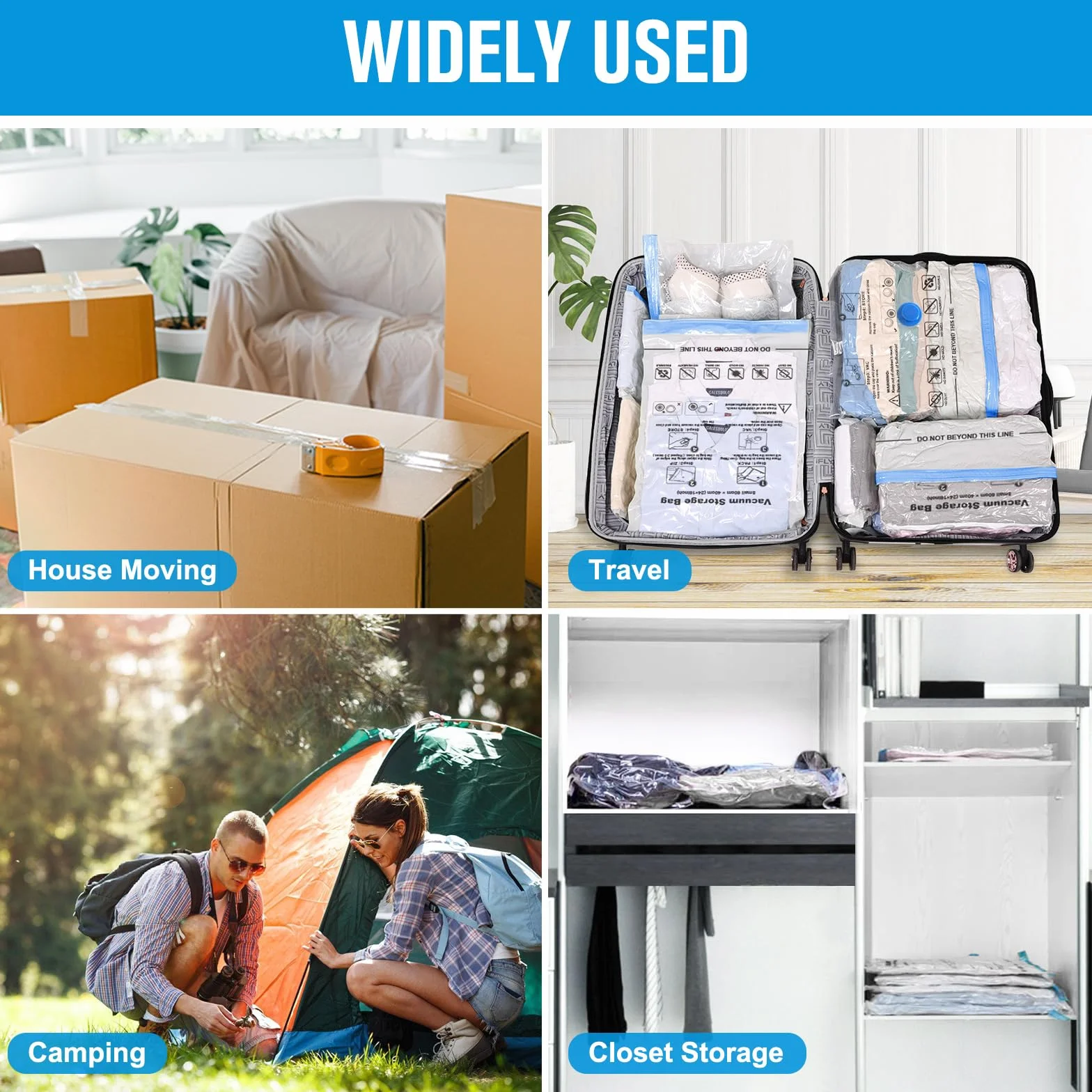 BoxLegend 21 worków próżniowych na ubrania, worki do przechowywania 4XL 4L 4M 4 M 4S i 5 rolek próżniowego woreczka na ubrania, idealne do podróży i przechowywania kurtek