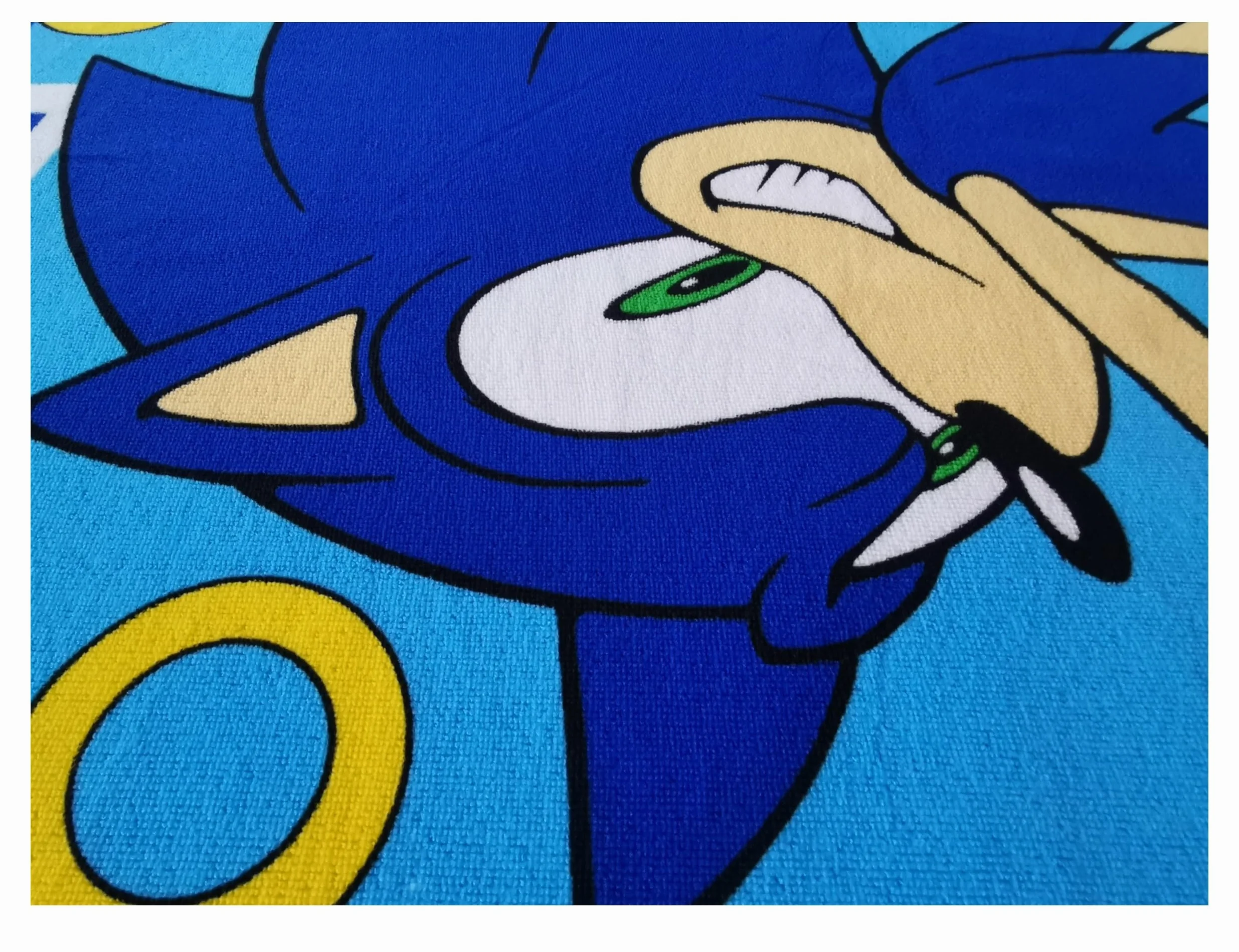 Theonoi Ręcznik dla Dzieci do Sauny, Plaży, Kąpieli 70 x 140 cm Prezent dla Chłopców Mikrofibra (Sonic)