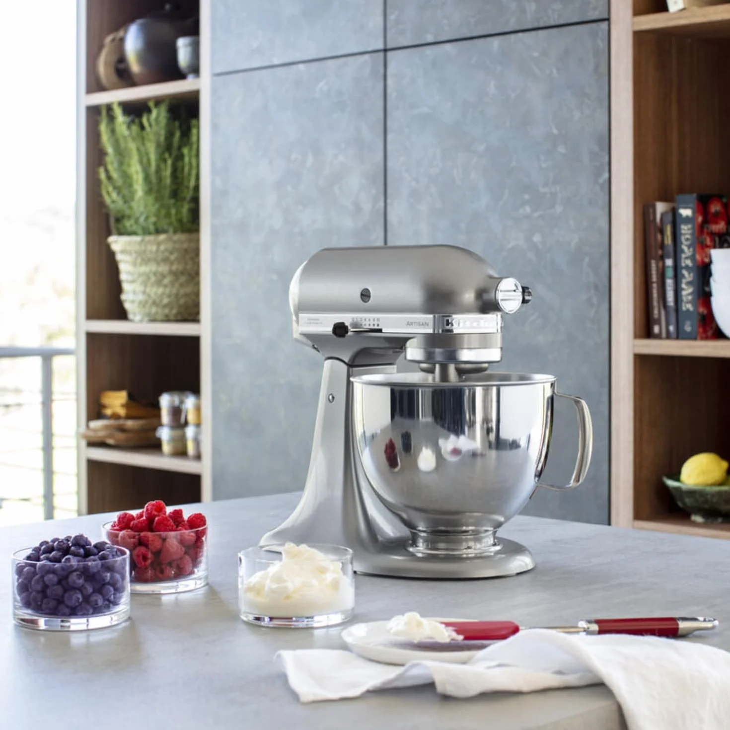 Kitchenaid 5Ksm125Ecu Robot Kuchenny, Szary/Srebrny, ‎4.8 L