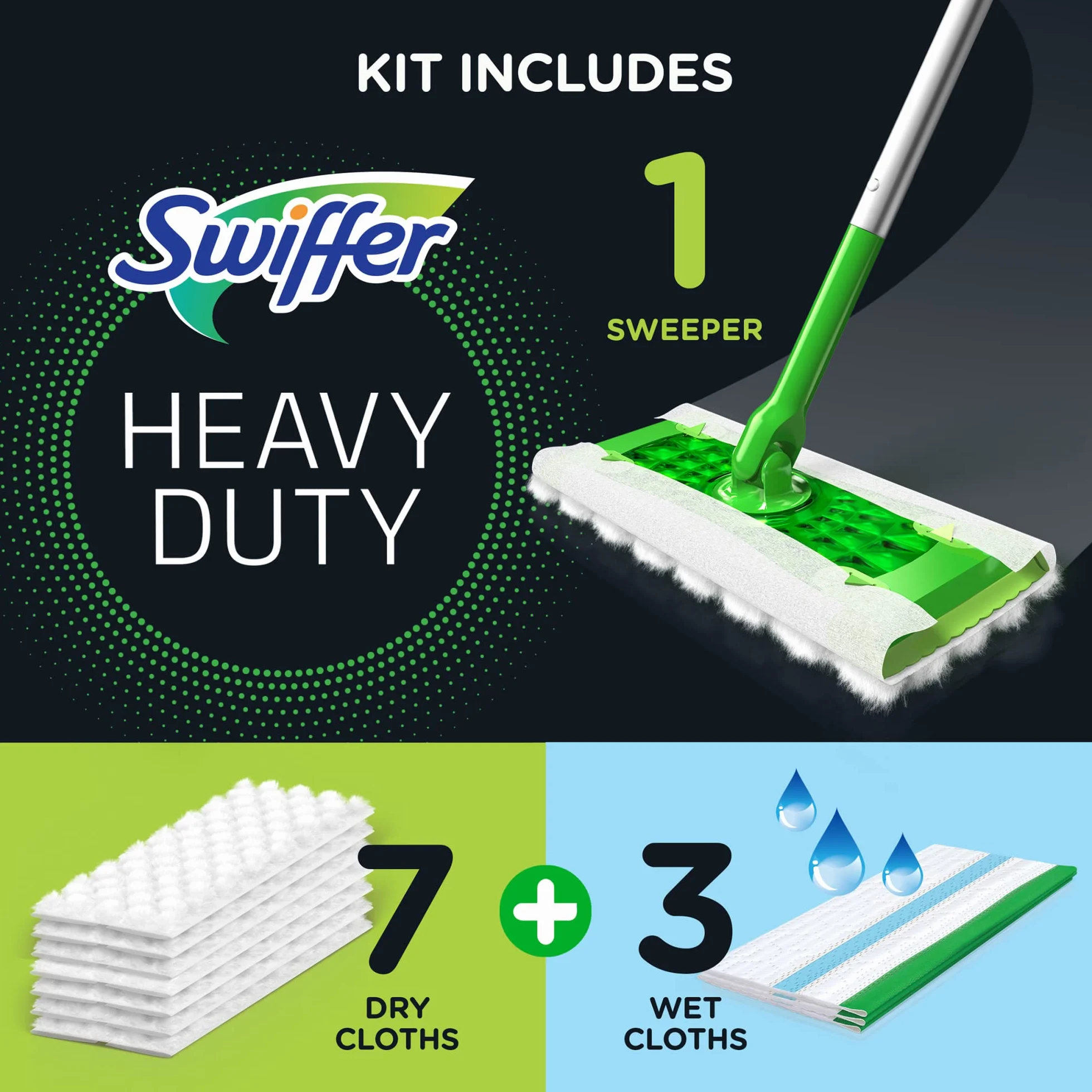 Swiffer PG-7631 zestaw startowy 2 w 1 do czyszczenia podłóg