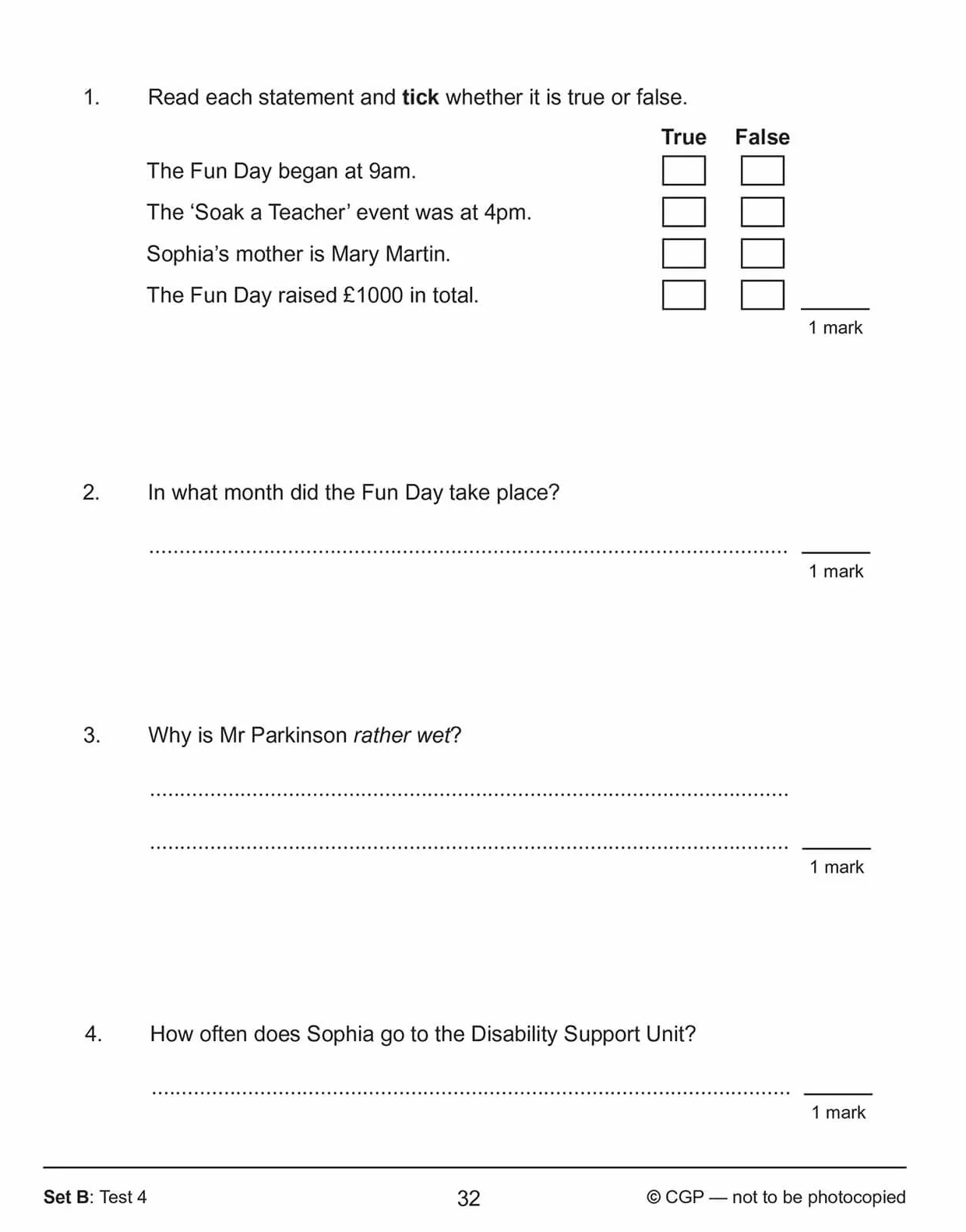 KS2 English SAT Buster 10-Minute Tests: Reading - Book 1 (for the 2027 tests)