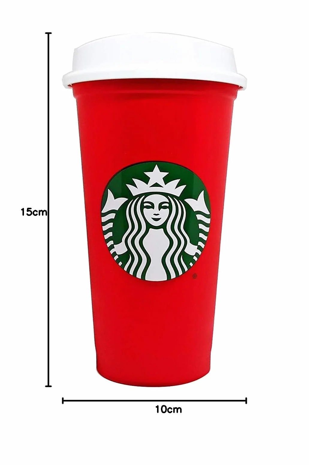 STARBUCKS Travel Cup Tumbler Grande Medium czerwony 473 ml wielokrotnego użytku